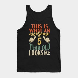 5 year old birthday Tank Top